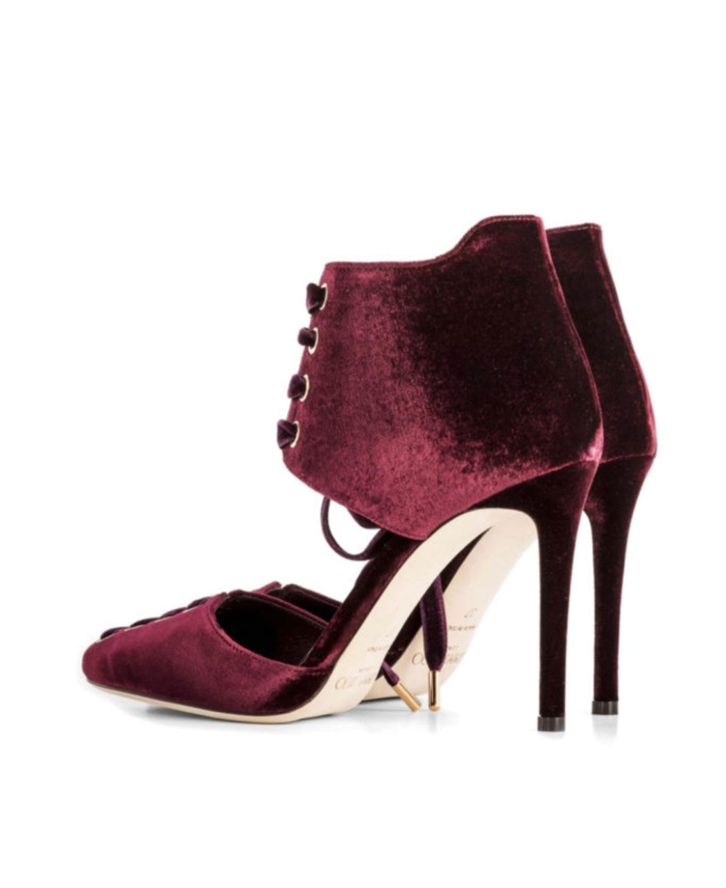 JIMMY CHOO
Mari 100 velvet pumps