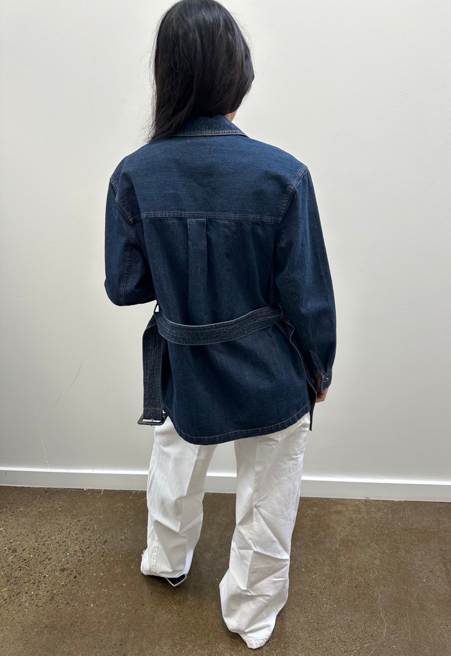 RAILS - BELTED DENIM JACKET