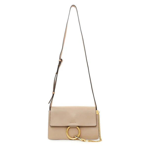 CHLOE ivory crossbody bag with GHW