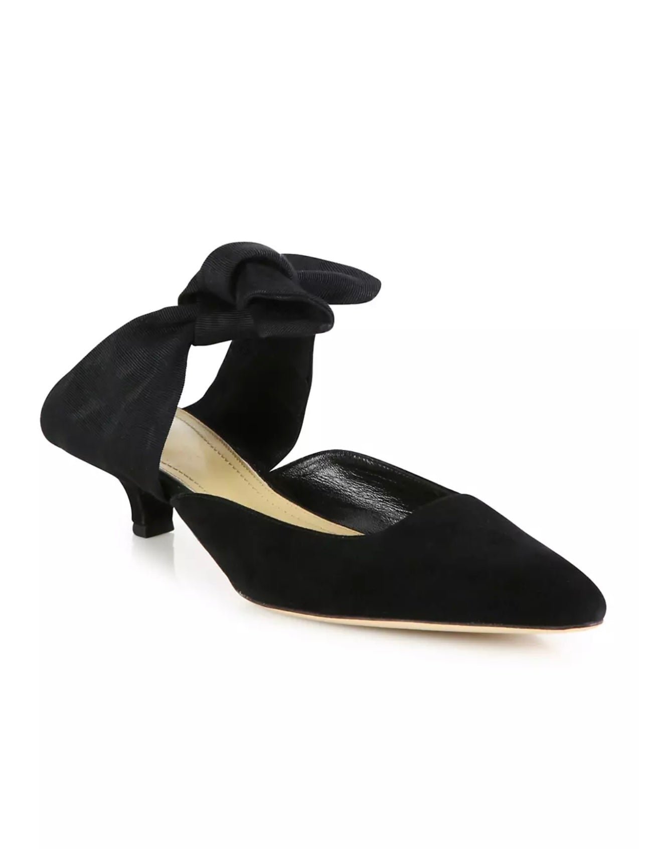 The Row coco mules in black