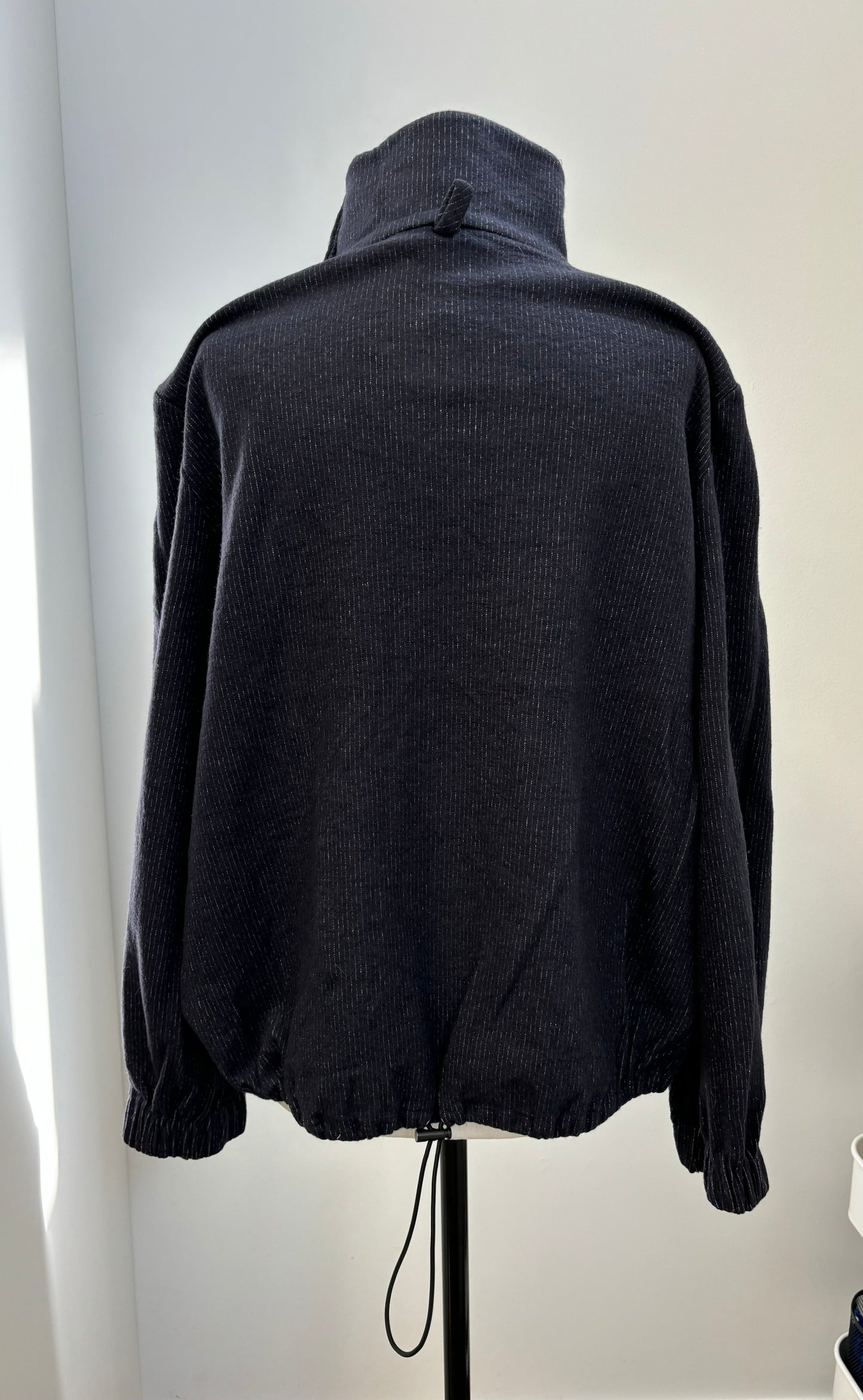 Tibi Pinstripe Wool Sweater