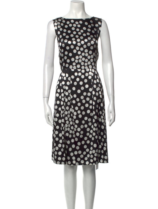 ST. JOHN polka dot dress