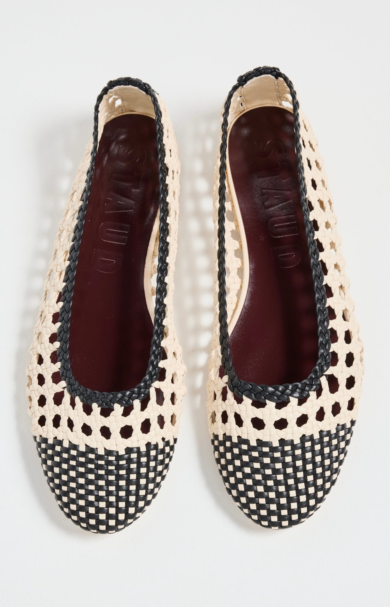 Staud - Nell Crochet Ballet Flats