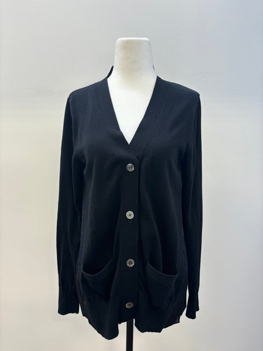 SACAI Cardigan with Silk Back