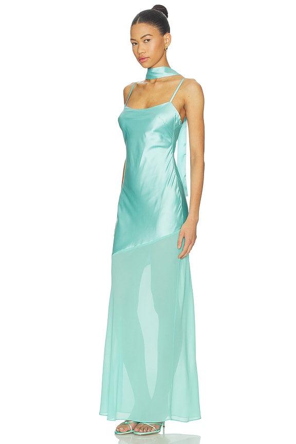MORE TO COME griffin maxi dress with scarf