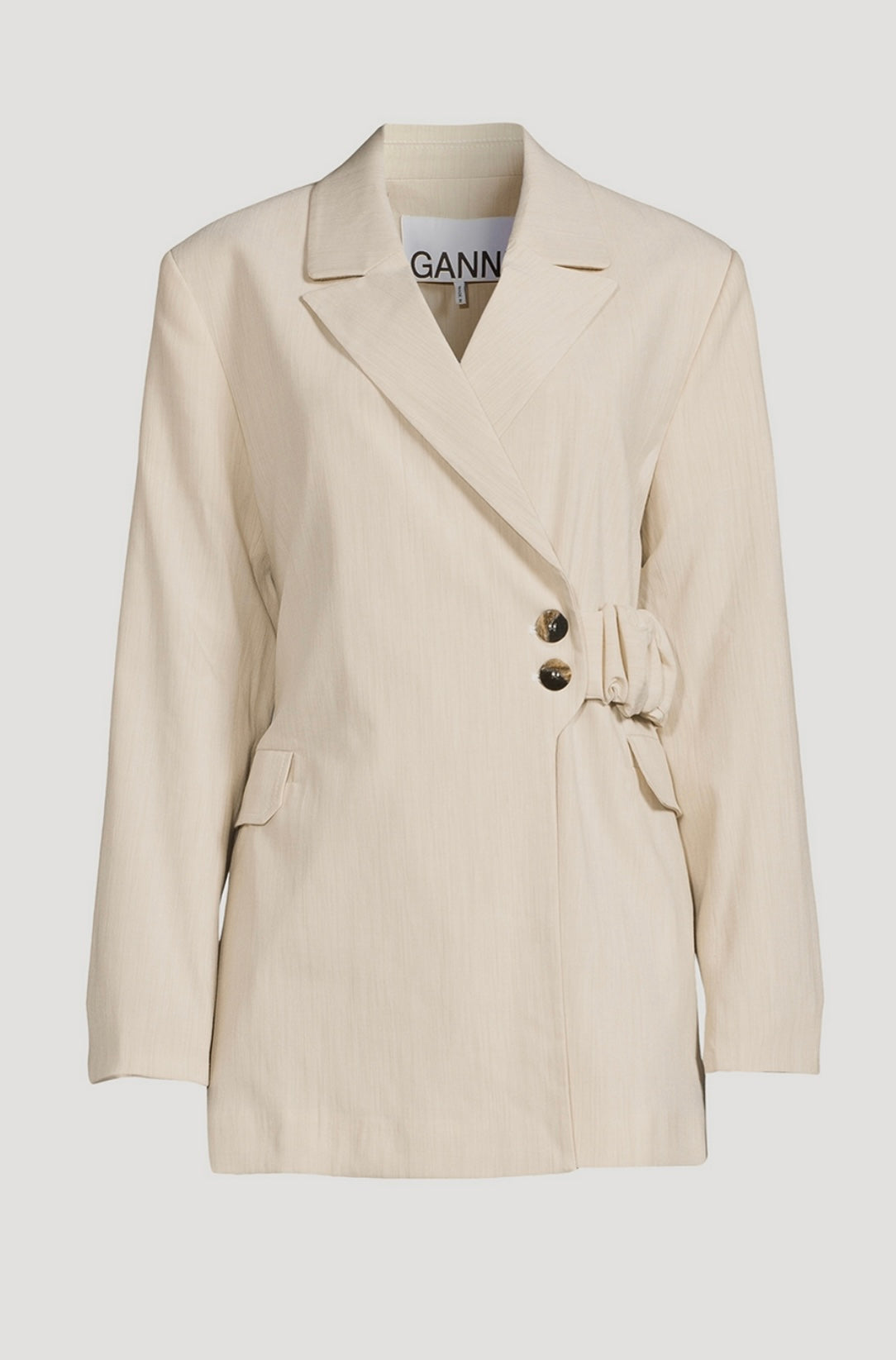 GANNI
Scrunchie Melange Suiting Blazer