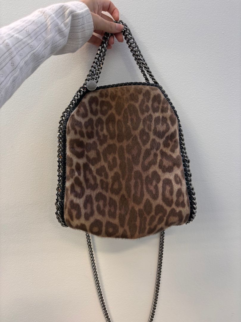 Stella McCartney Leopard Falabella Tote Bag