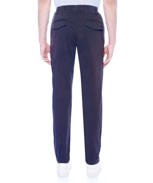 Eleventy Blue Pant with Grey Drawstring Waist