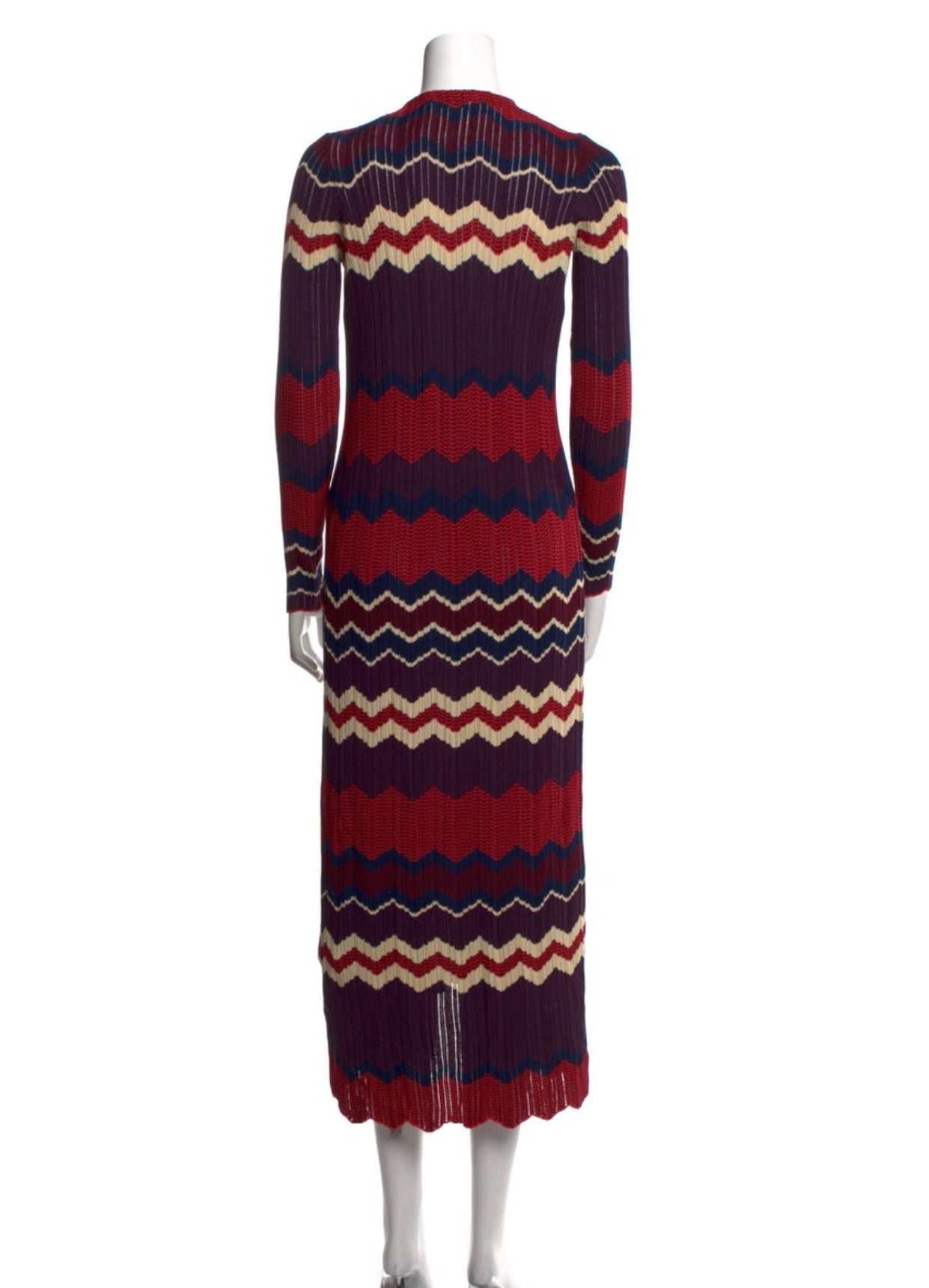 RONNY KOBO - CHEVRON STRIPED LONG CARDI