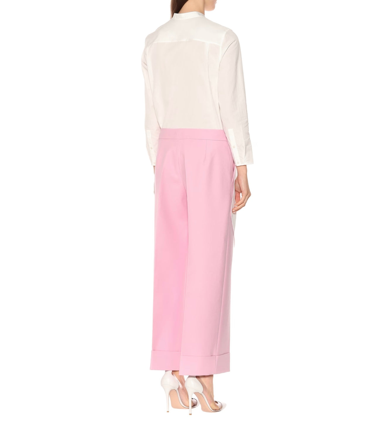 KHAITE
Devon cotton wide-leg pants