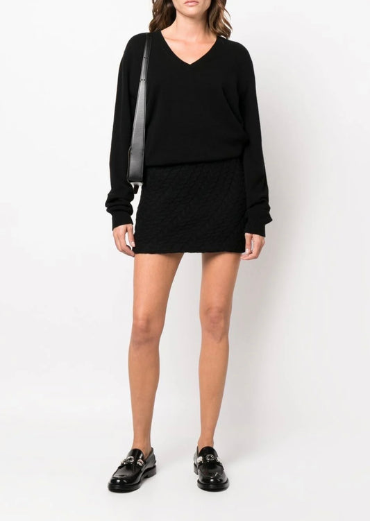 Loulou Studio
cable-knit mini skirt