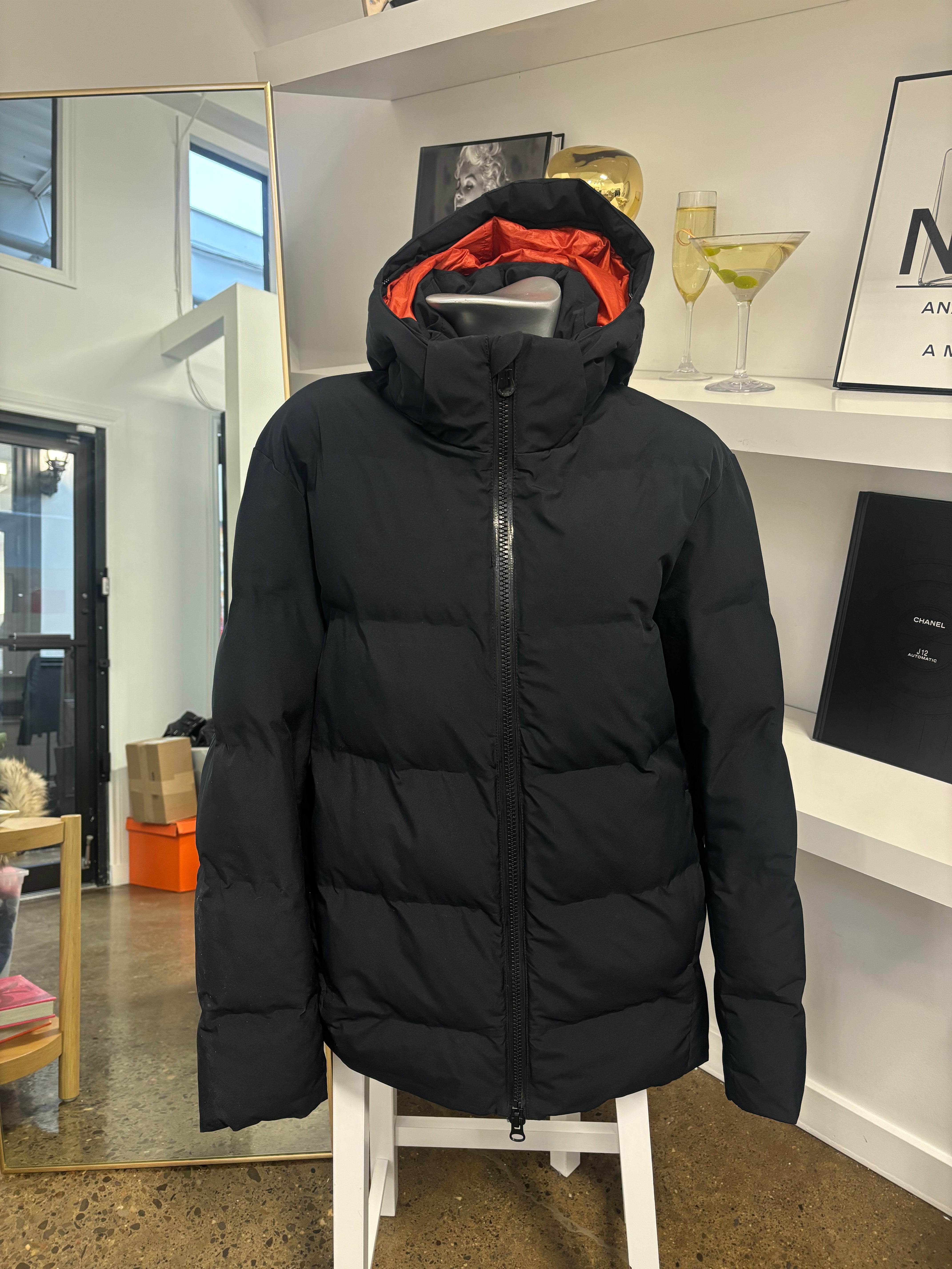 Save The Duck Black Hooded Puffer Jacket