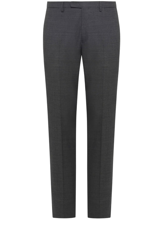 BOGLIOLI MILANO - Grey 100% virgin wool trousers