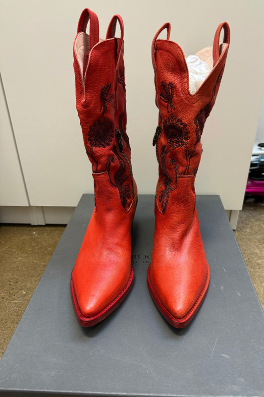 FAUZIAN JEUNESSE - Red Western Boot