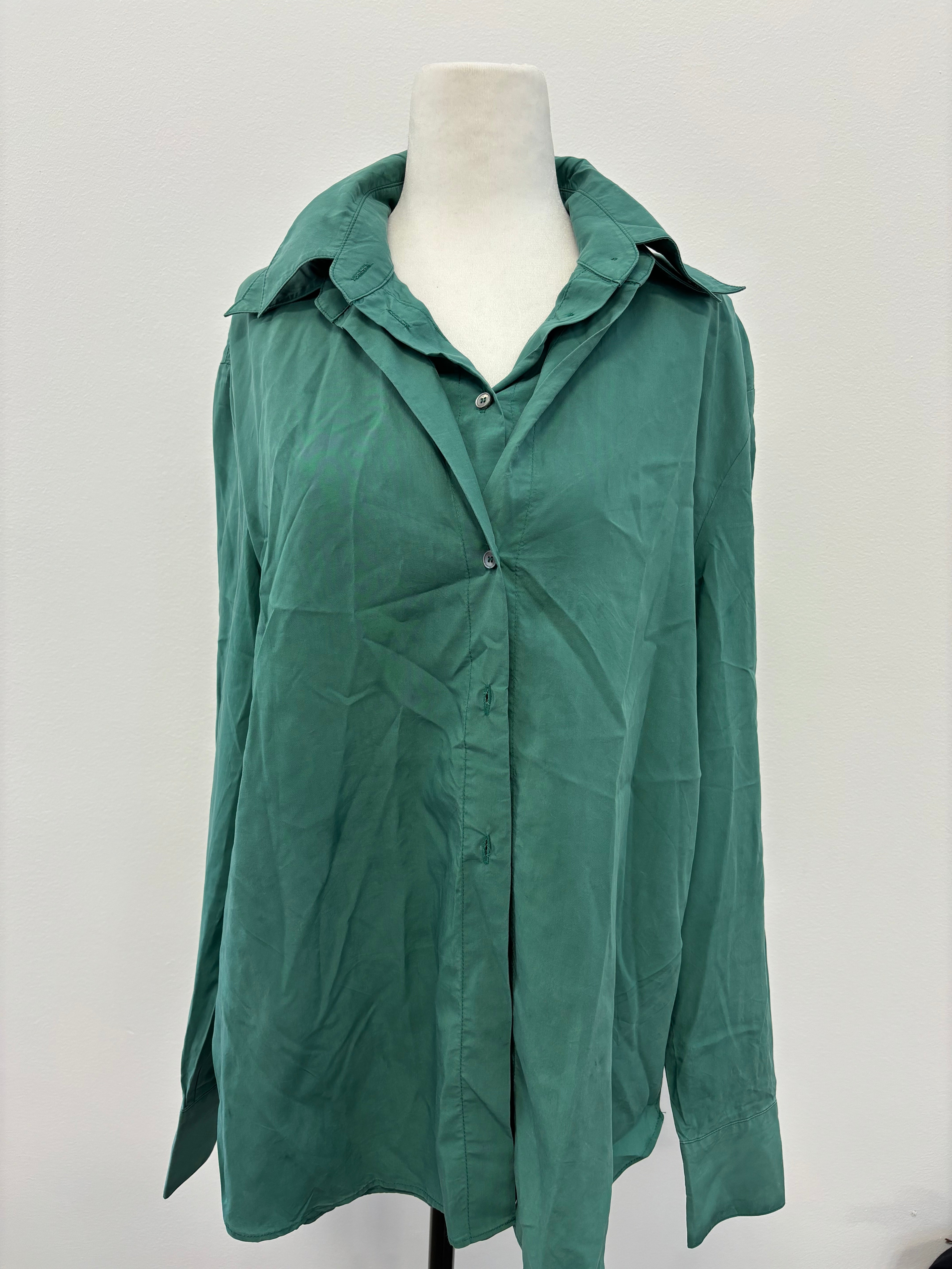 Morethan Yesterday Double Layer Collar Button Up