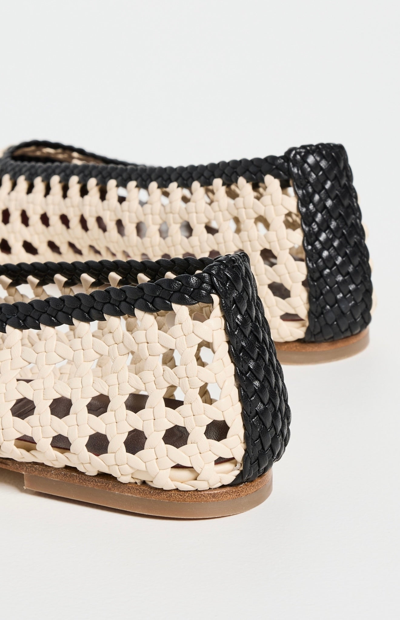 Staud - Nell Crochet Ballet Flats