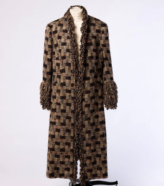 ESCADA - BROWN TONE KNIT COAT