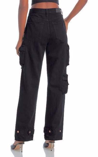 Pistola Bobbie Mid Rise Loose Straight Utility Jeans