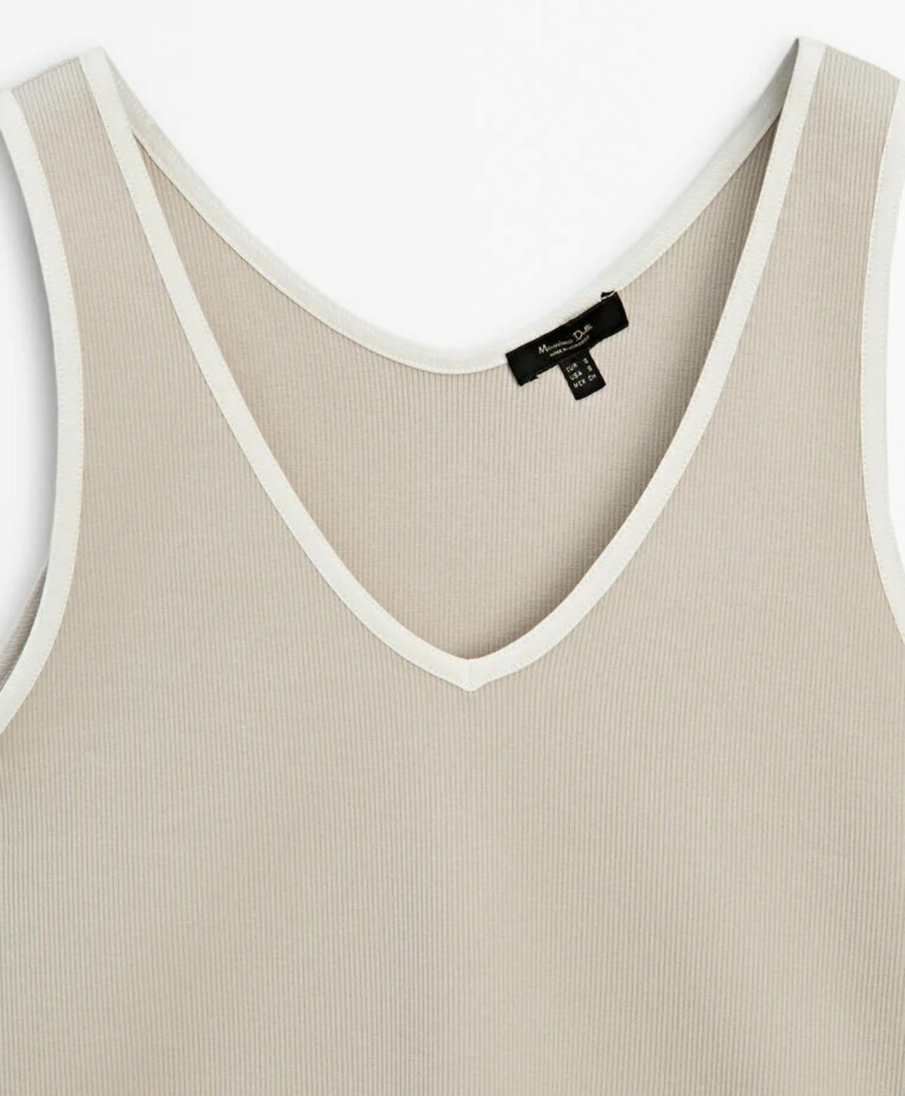 Massimo Dutti
WITH CONTRAST V-NECK - Débardeur