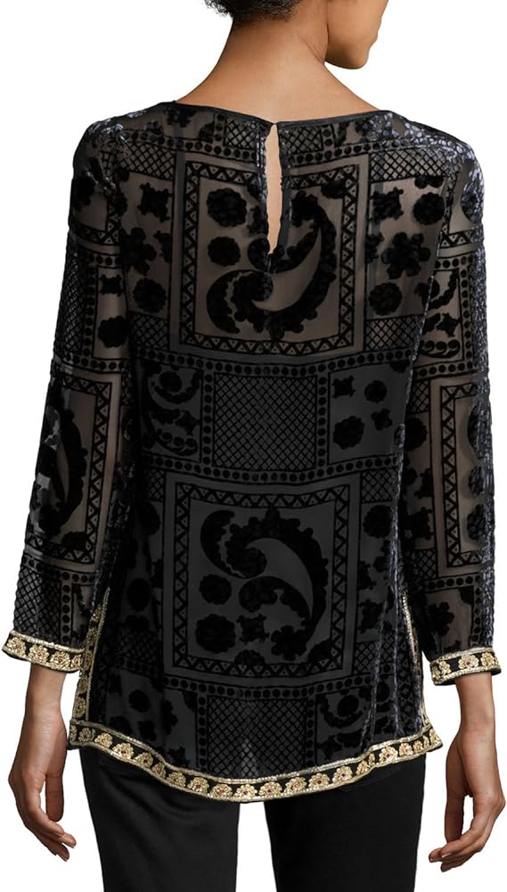 Calypso St Barth Blouse with Velvet