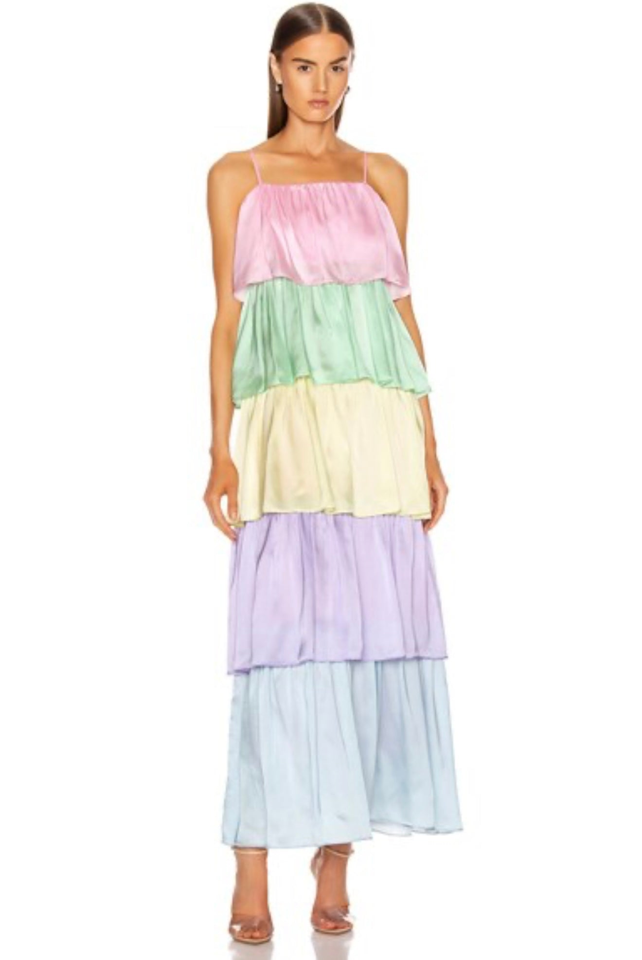 Olivia Rubin - Cici Tiered Silk Maxi