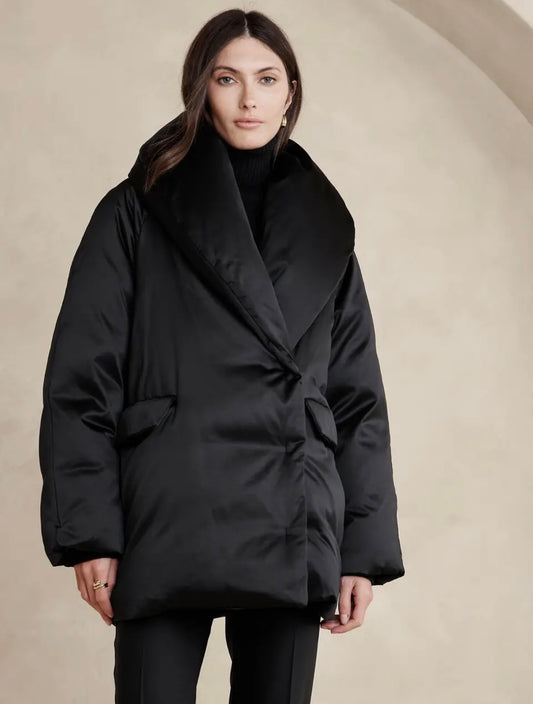 Banana Republic- Satin Puffer Coat