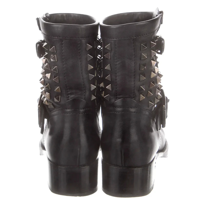 VALENTINO black rockstud boots