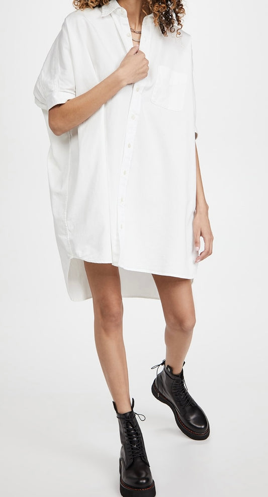 R13
Oversized Boxy Button Up Dress