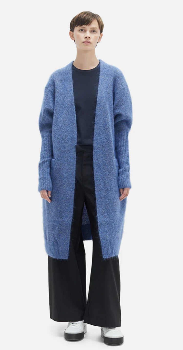 ACNE STUDIOS blue raya mohair cardigan