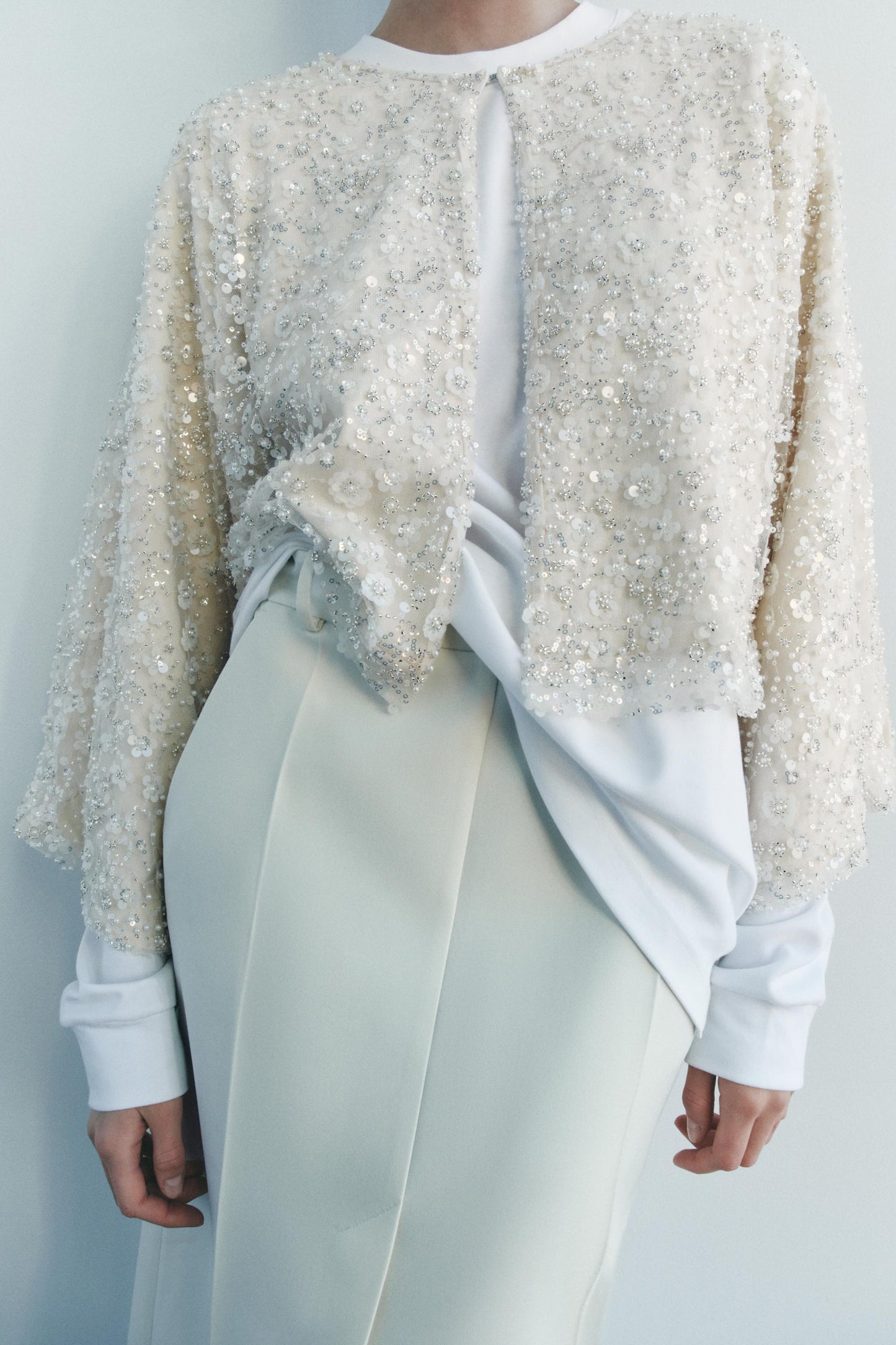 ZARA beaded sequin jacket