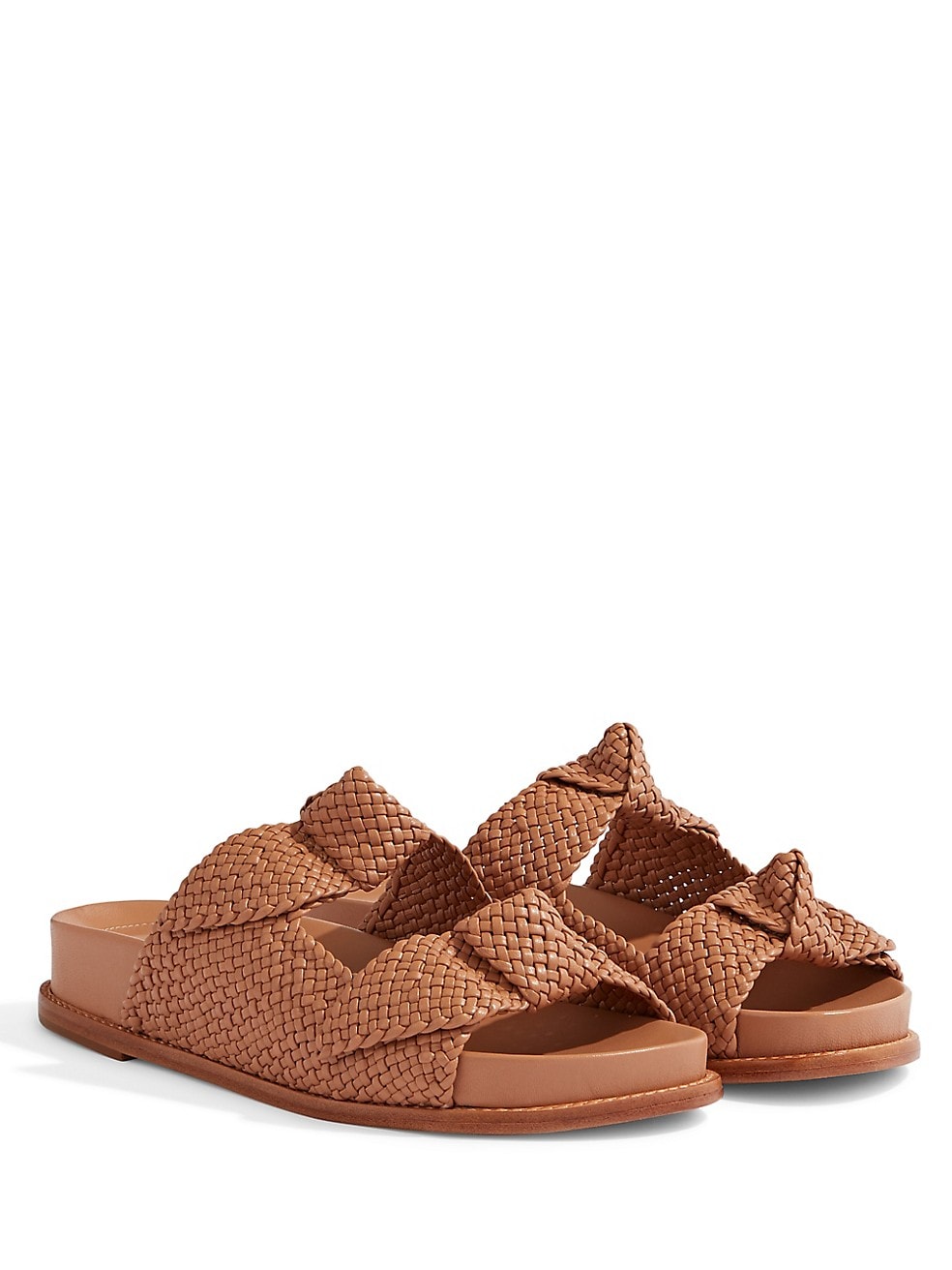 ALEXANDRE BIRMAN woven brown sandal