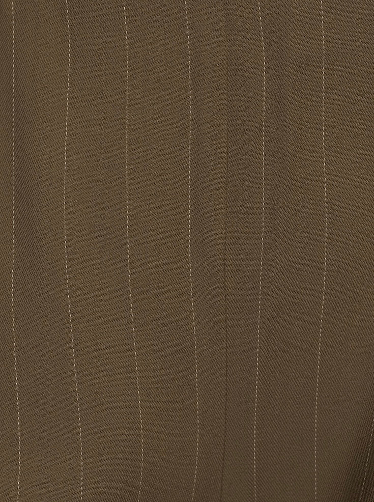 ACNE STUDIOS Flared Trousers In Pinstripe Print