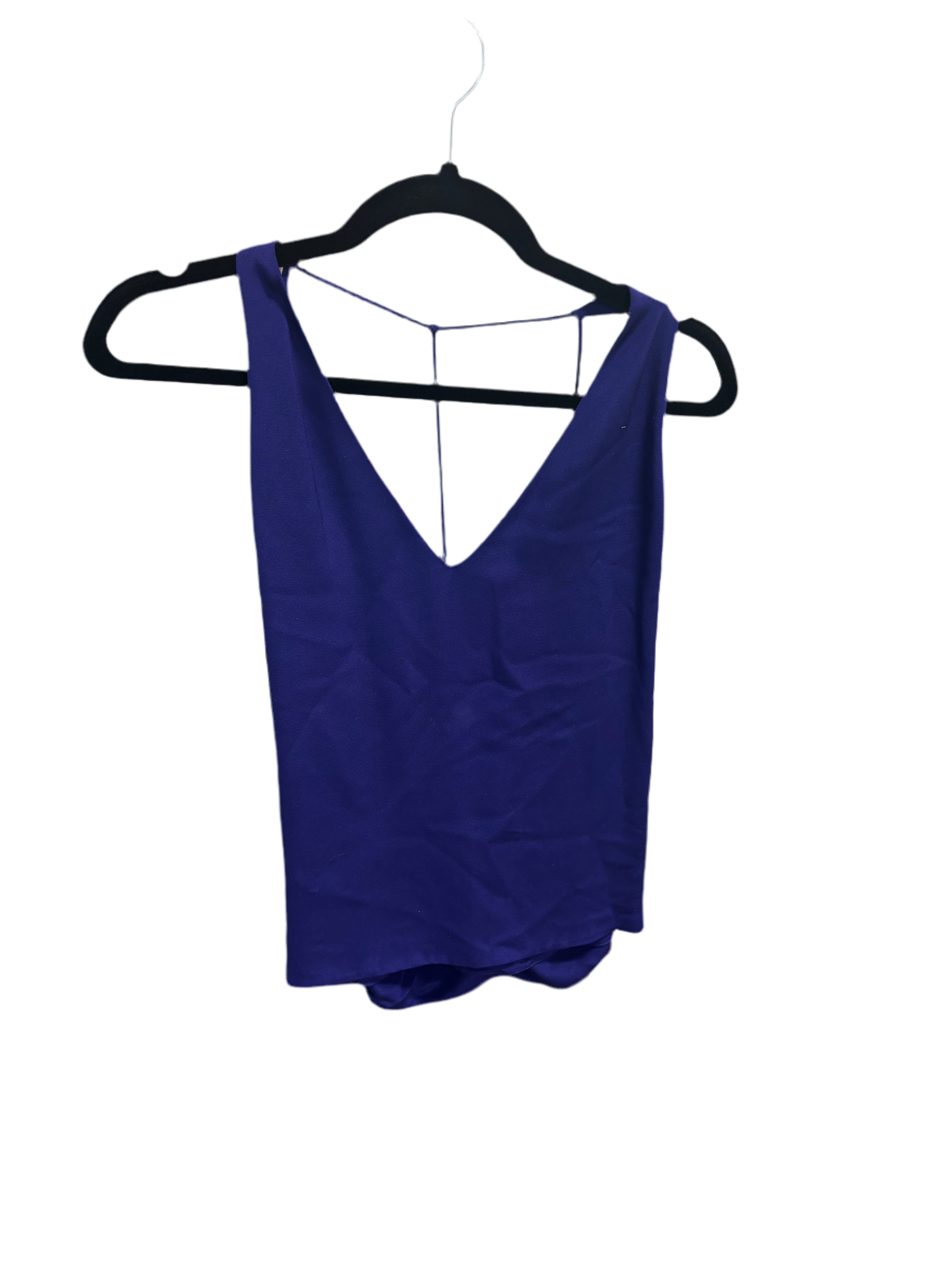 CUSHNIE ET OCHS  purple silk cami