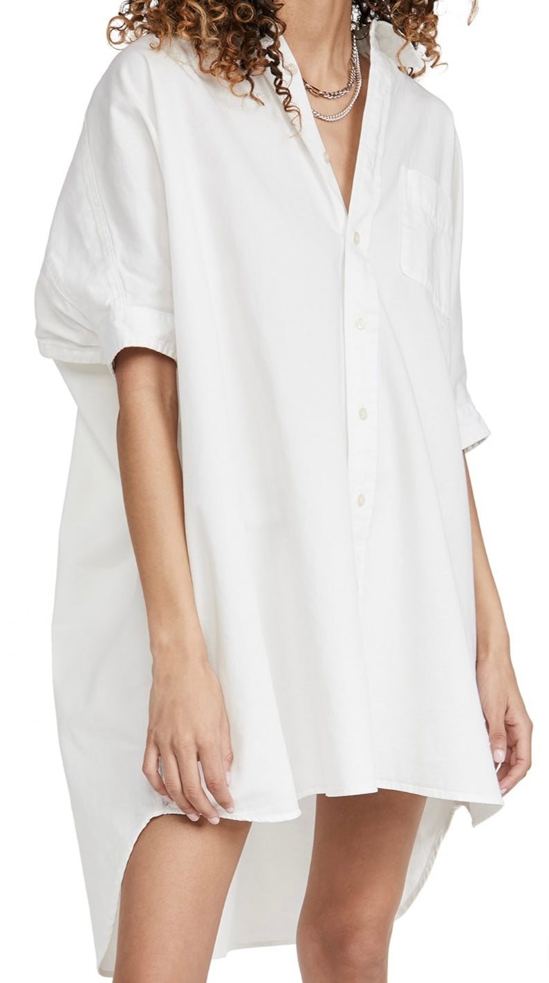 R13
Oversized Boxy Button Up Dress