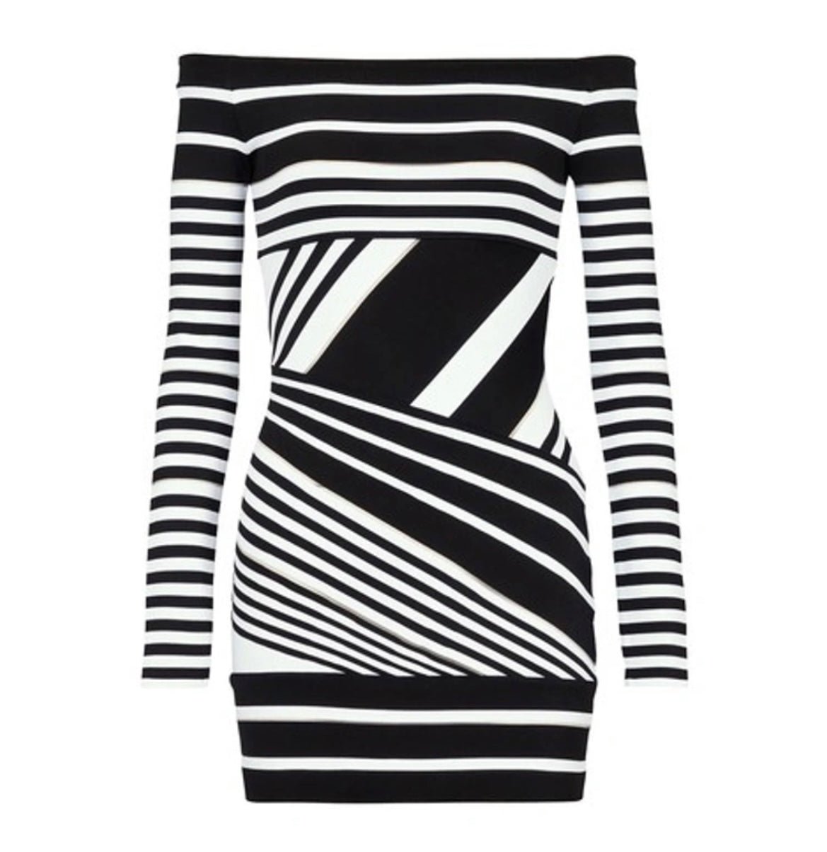 Balmain
jacquard-stripe minidress