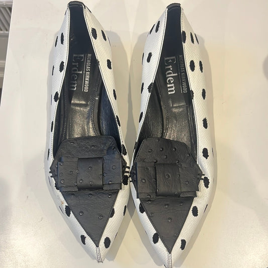 NICHOLAS KIRKWOOD/ERDEM polka dot flats