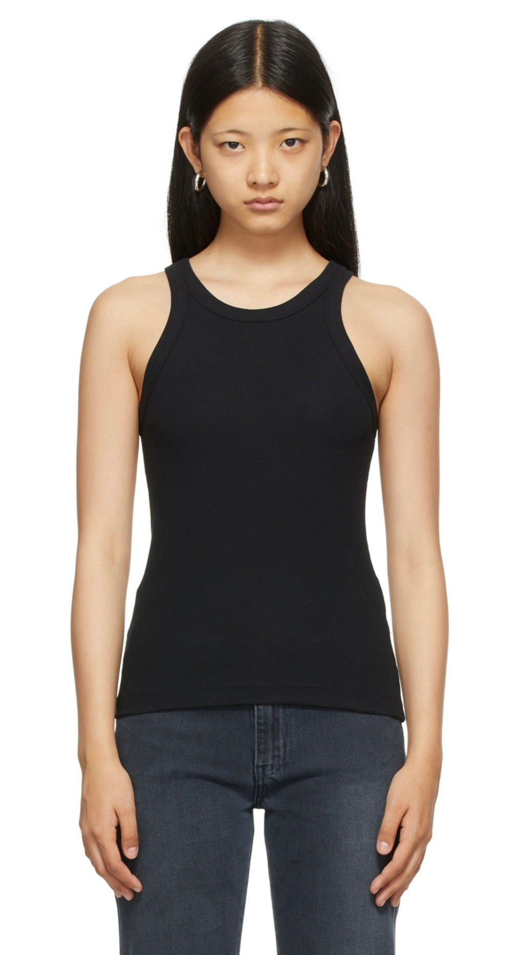 Toteme - Black Ribbed Tank