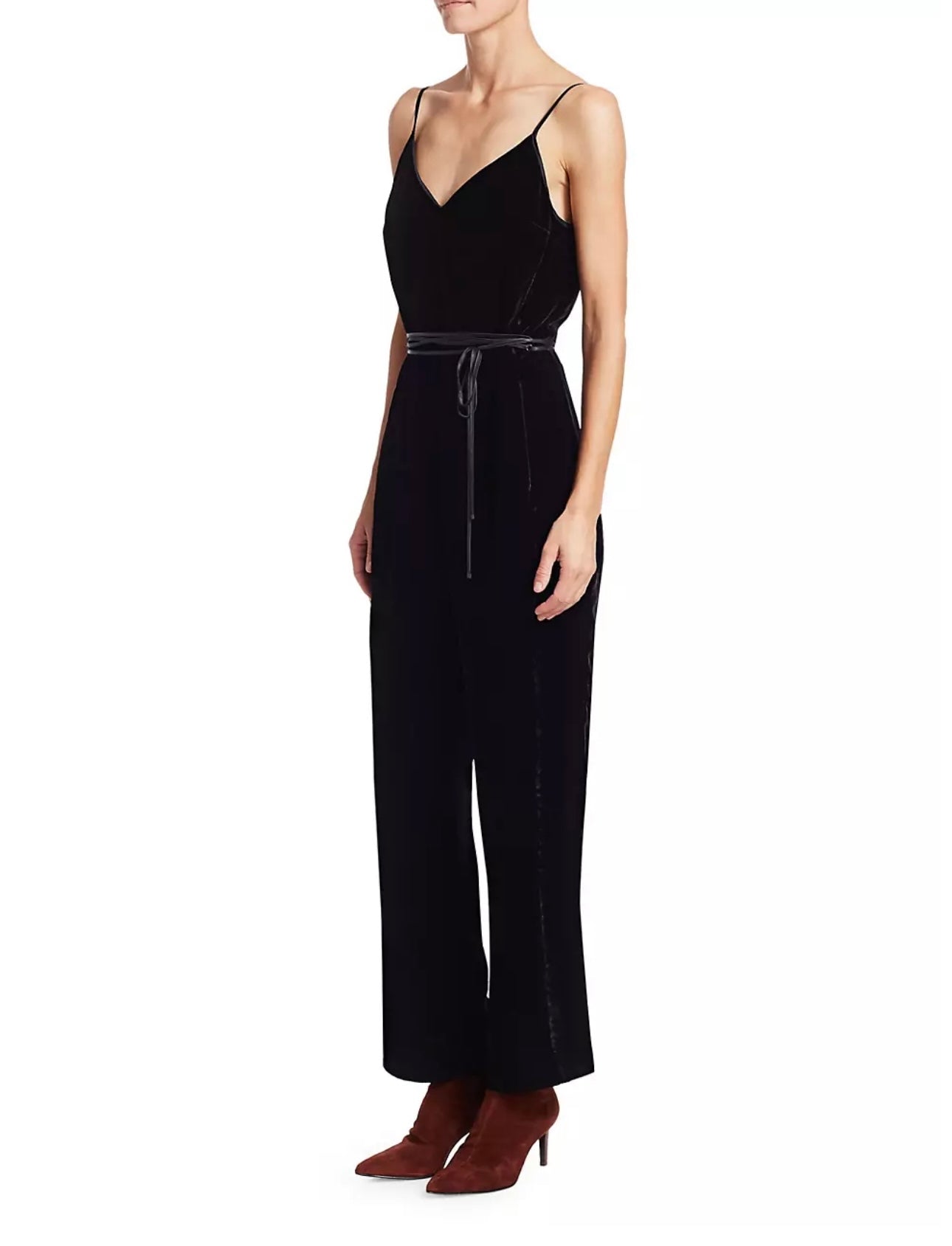 rag & bone
Jamie Straight-Leg Velvet Jumpsuit