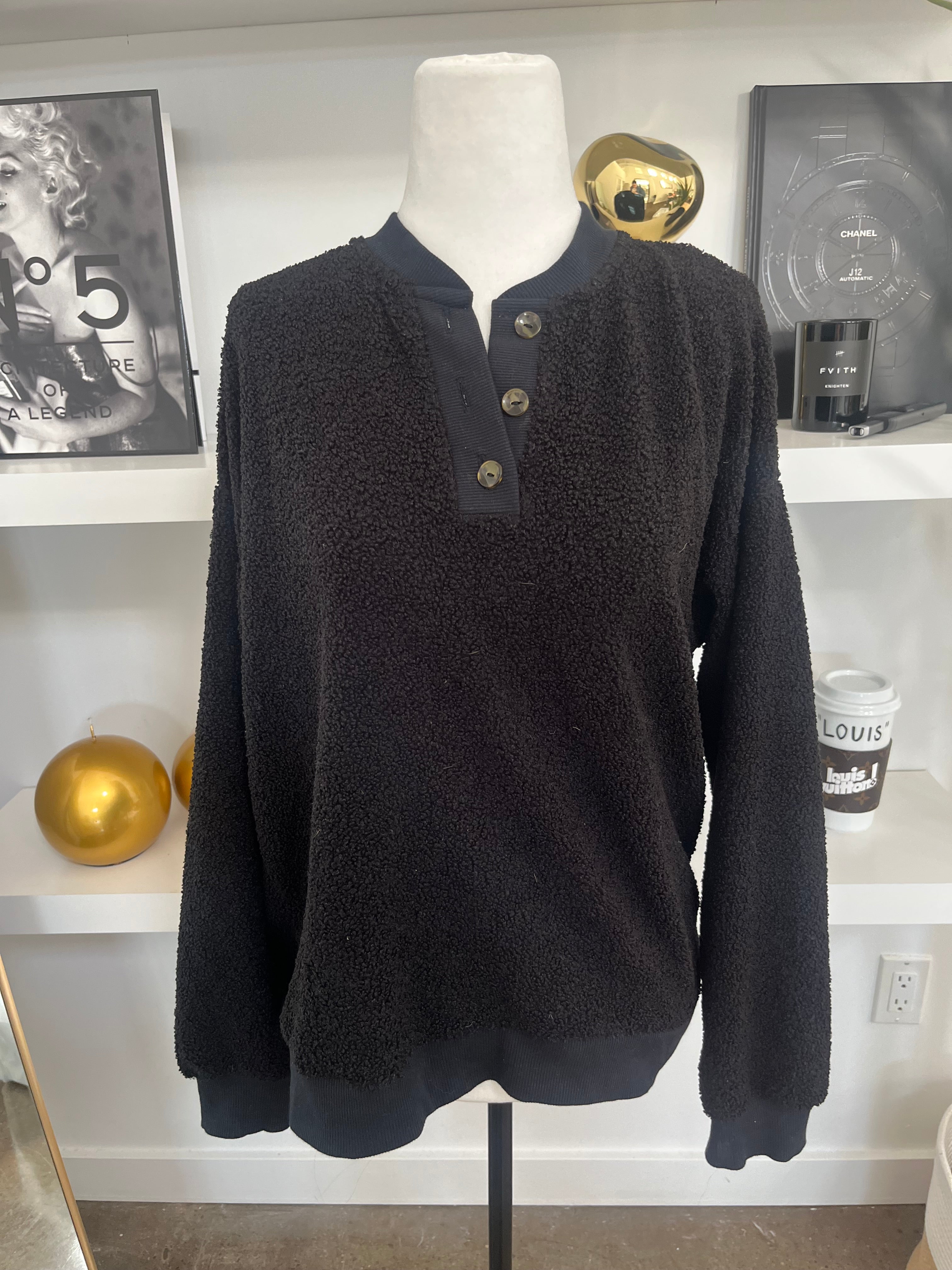 DONNI sherpa sweater