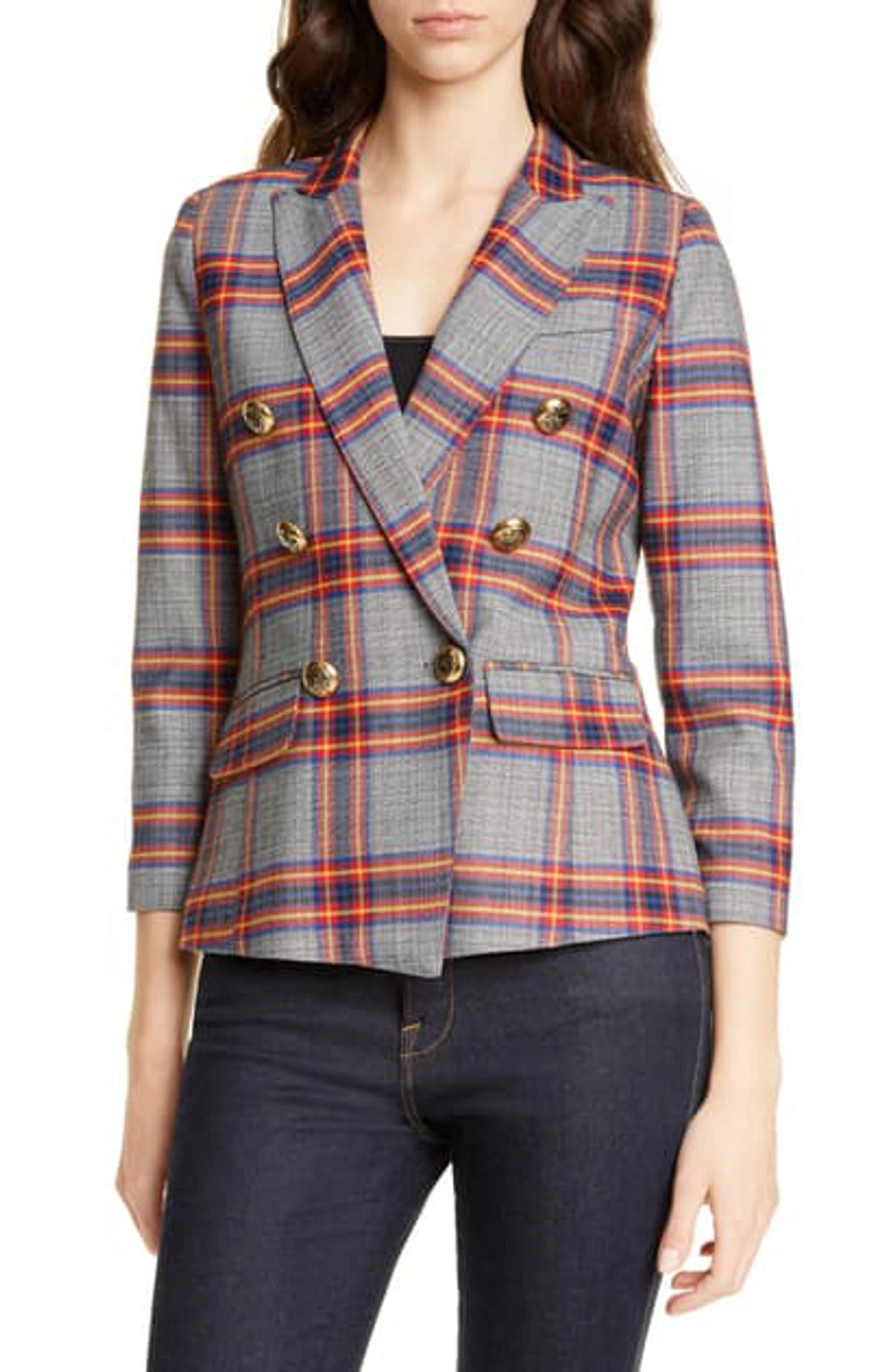 SMYTHE plaid blazer