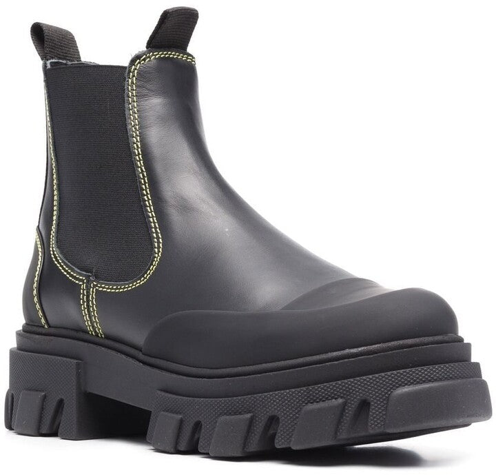 Ganni chunky Chelsea boots