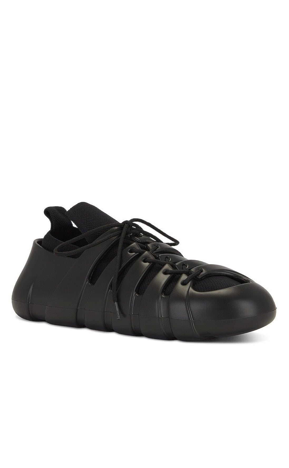 BOTTEGA VENETA - MENS BLACK TRAIL SNEAKERS
