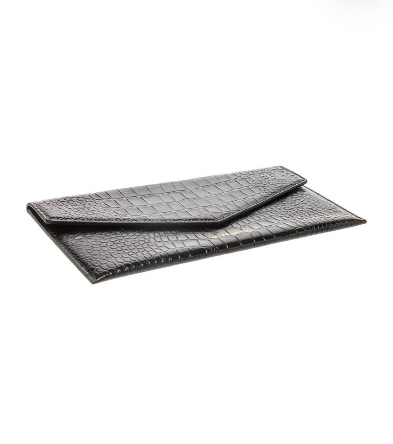 GIVENCHY embossed leather clutch