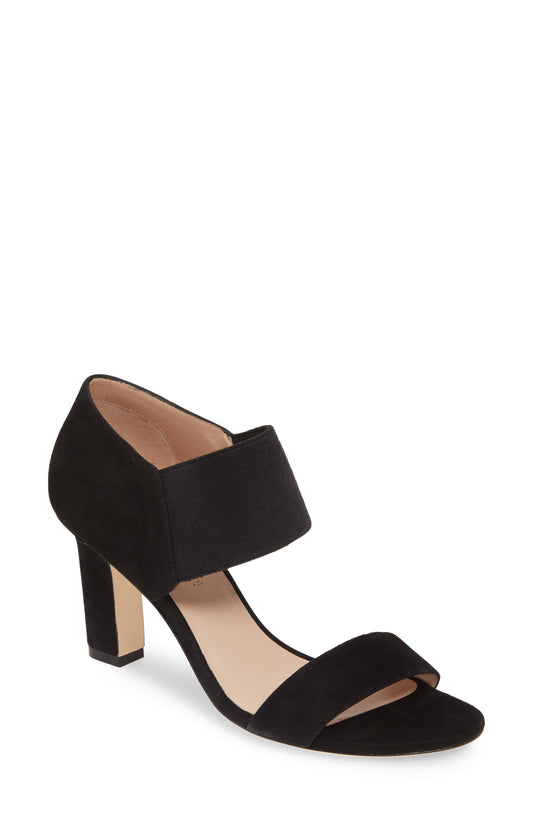 STUART WEITZMAN black suede heels