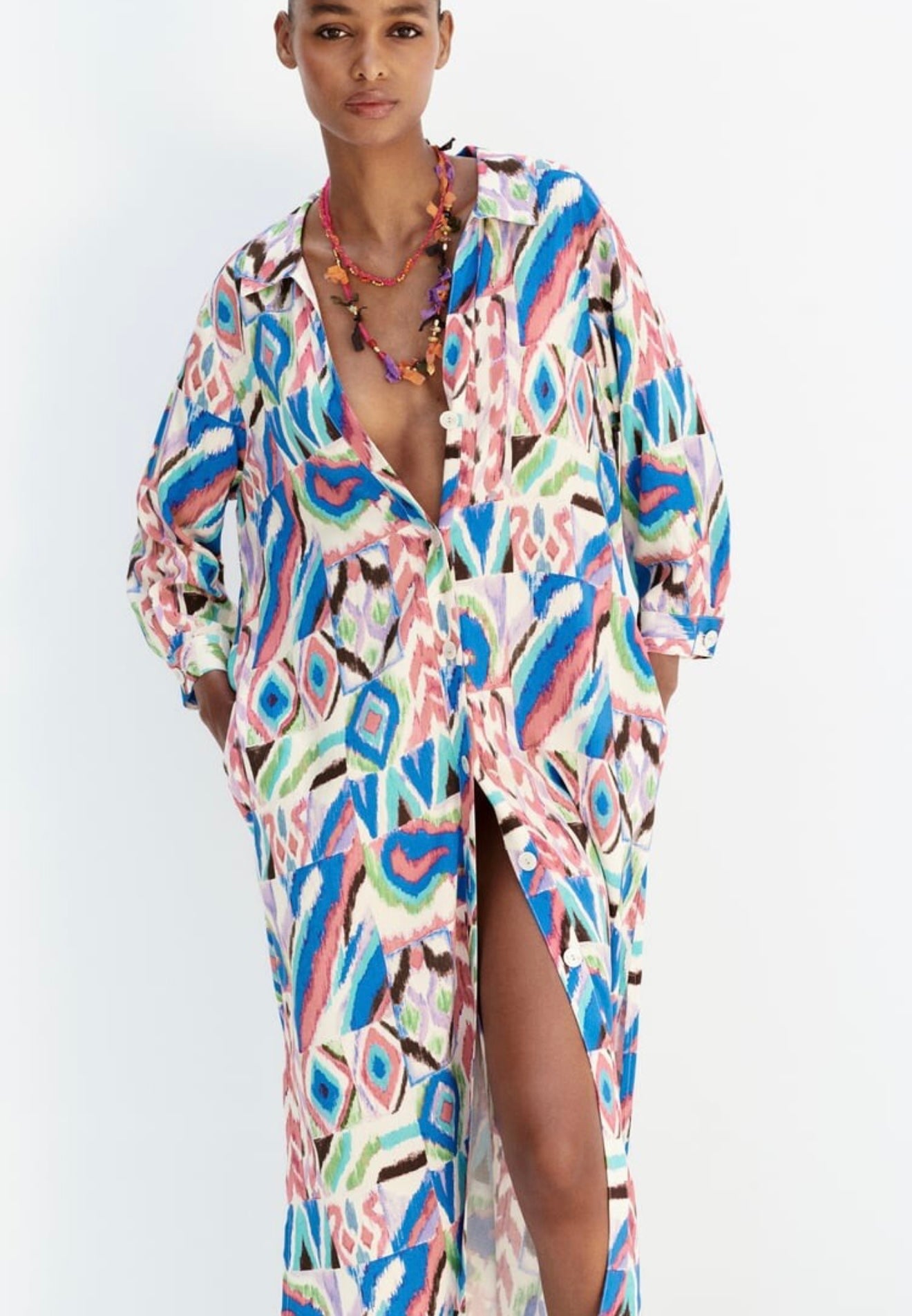 ZARA - Printed Tunic Dress