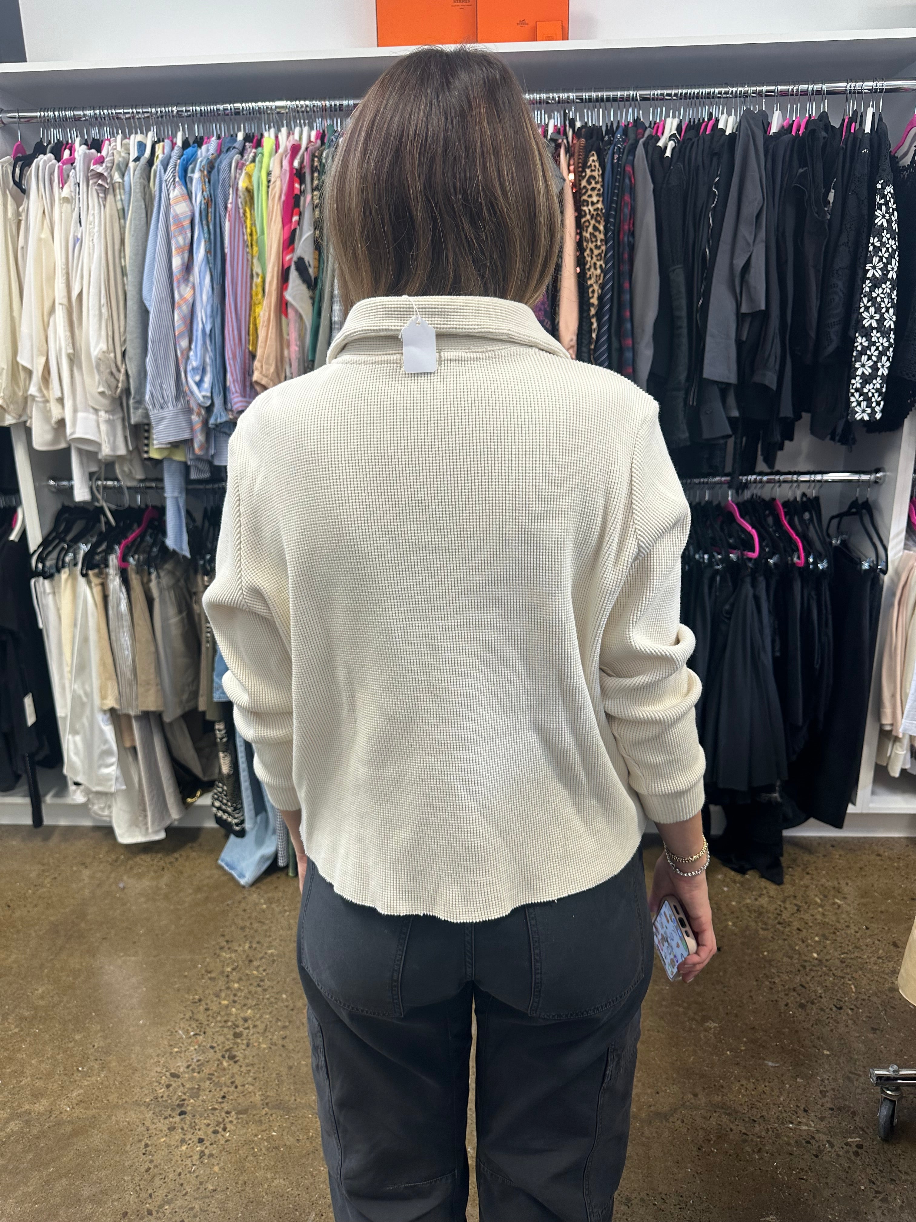 Donni - Henley w/ Pearl Detail