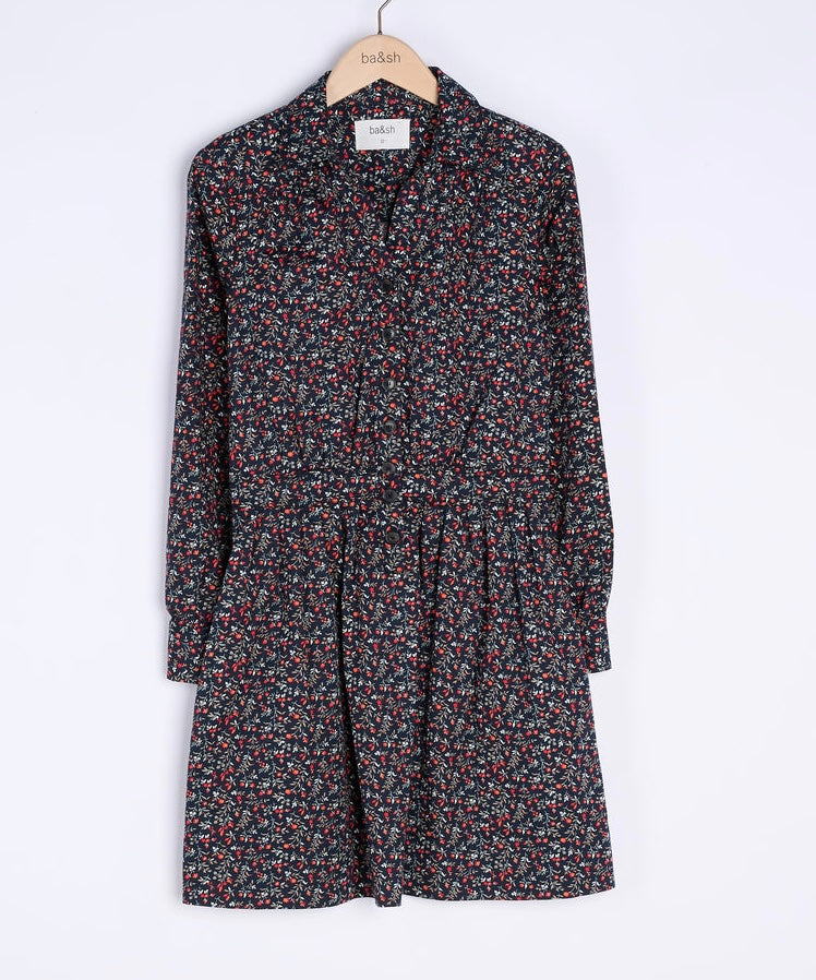 BA&SH Floral Button Up Dress