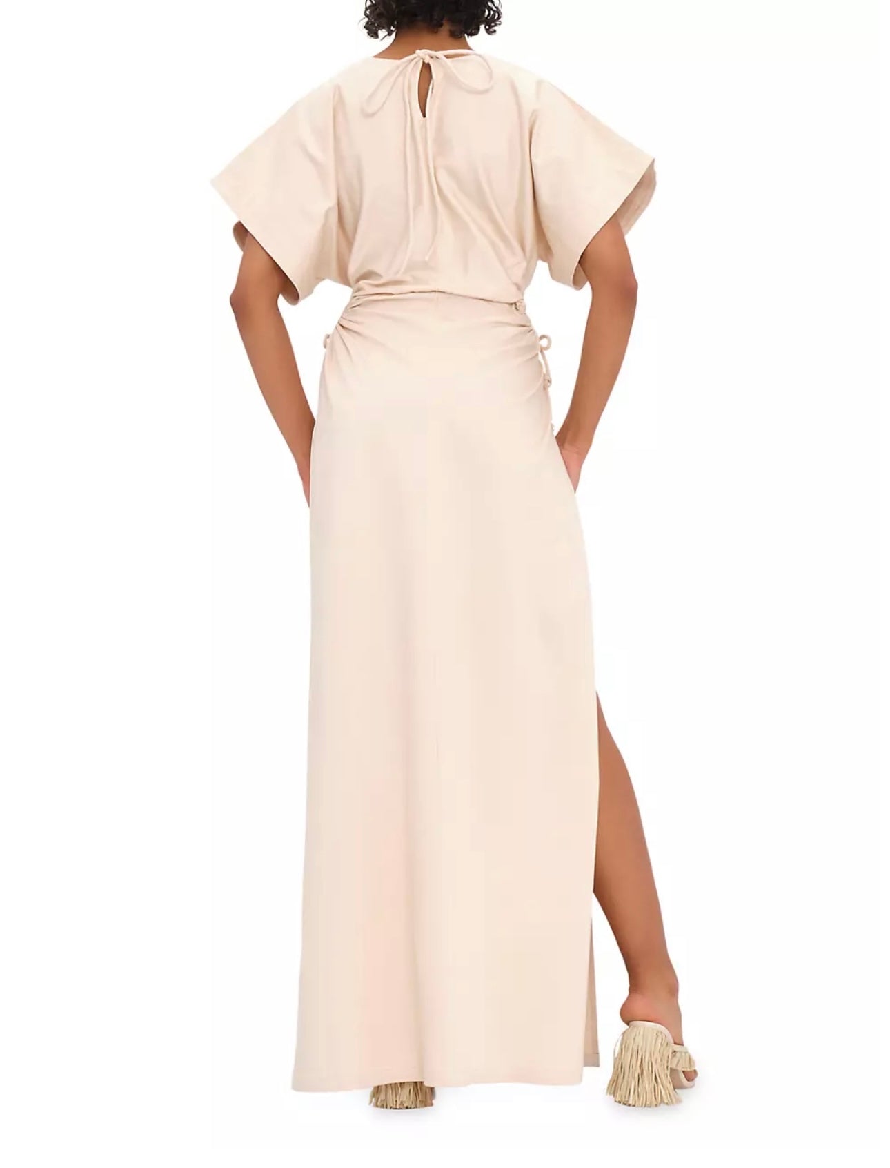 Andrea Iyamah
Peta Stretch Cotton Cut-Out Maxi Dress