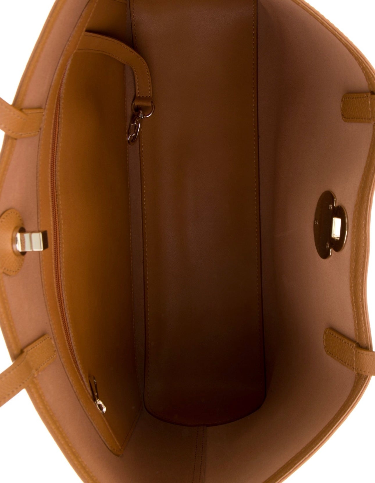 LONGCHAMP - Brown Leather Tote Bag