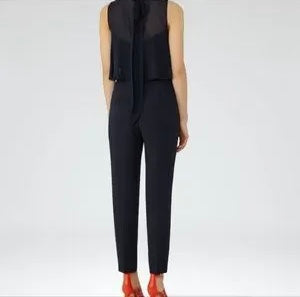 REISS navy jumpsuit